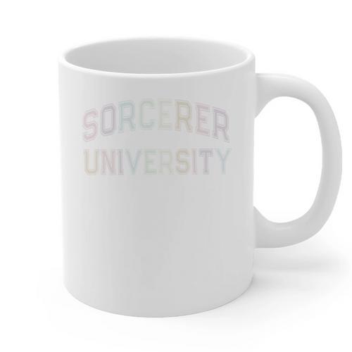 Crazy Sarcastic SORCERER UNIVERSITY Introvert Anti Social Graphic Print Coffee Mug - Raresse