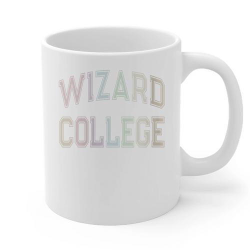 Crazy Sarcastic WIZARD COLLEGE Introvert Anti Social Academy Graphic Print Coffee Mug - Raresse