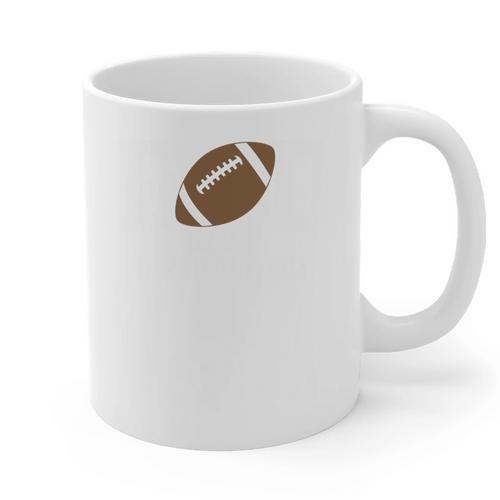 Dad Of The Birthday Boy Football Lover First Birthday Party Graphic Print Coffee Mug - Father's Day Fun