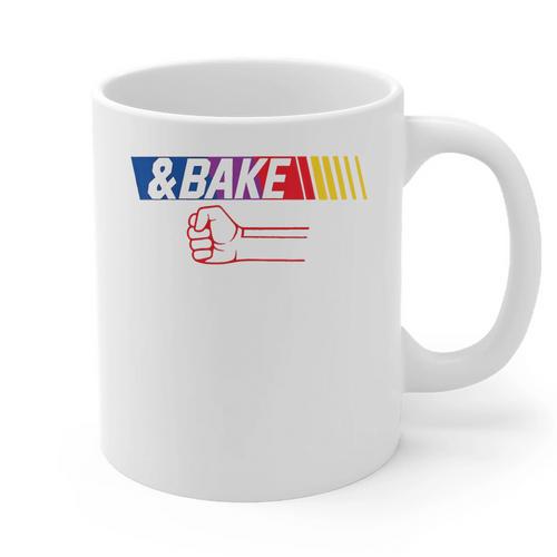 Dad Kid Matching Shake And Bake Bake Graphic Print Coffee Mug - Father's Day Fun
