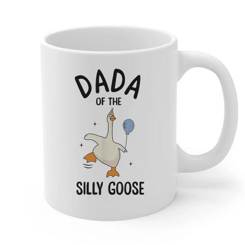 Dada Of The Silly Goose First Birthday Family Matching Graphic Print Coffee Mug - Father's Day Fun