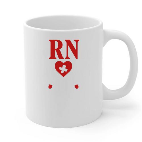 Earned It For Nurse Graduation Or RN LPN Nursing School Grad Graphic Print Coffee Mug - Best Gift Smart