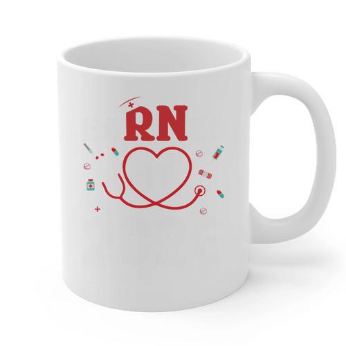 Earned It Registered Nurse Class Of 2026 RN Nurse Graduation Graphic Print Coffee Mug - Best Gift Smart