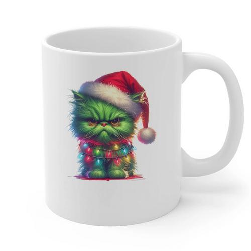 Ew People Meowy Cat Christmas Introvert Men Women Graphic Print Coffee Mug - Raresse