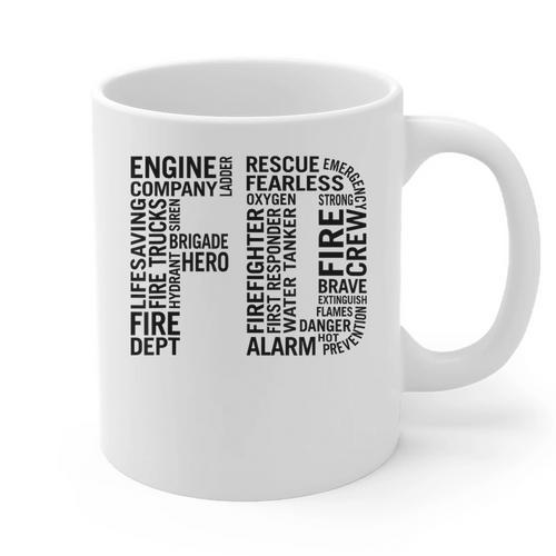 Fire Academy Graduation T-Shirt Firefighter Support Tee Graphic Print Coffee Mug - Best Gift Smart