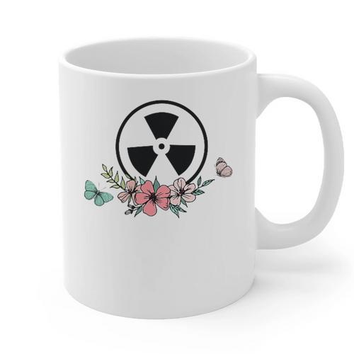 Floral Rad Tech Radiology Graduation X-Ray Tech Graphic Print Coffee Mug - Best Gift Smart