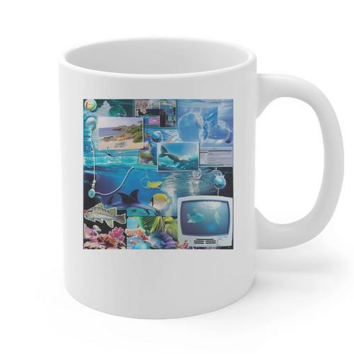 Frutiger Aero Retro Vibes Graphic Print Coffee Mug - Figerry