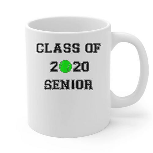 FUN CLASS OF 2020 SENIOR TENNIS GRADUATION GIFT SHIRT Graphic Print Coffee Mug - Best Gift Smart