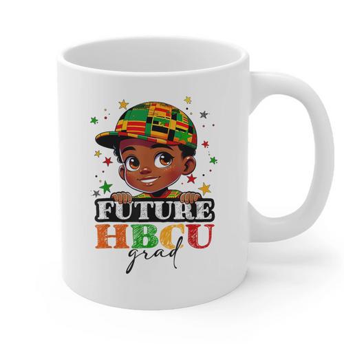 Future HBCU Grad History Boys Kids Graduation HBCU Graphic Print Coffee Mug - Best Gift Smart