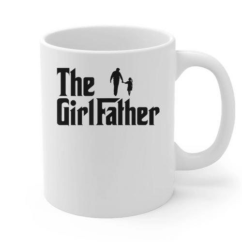 The Girl Father Dad Of Girls Daddy Daughter Graphic Print Coffee Mug - Father's Day Fun