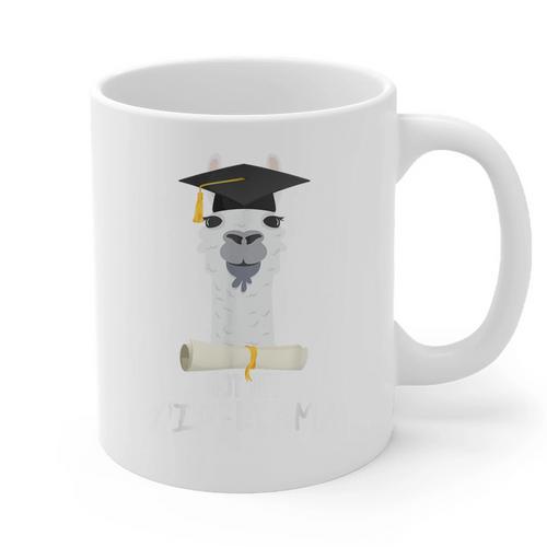Graduation For Him & Her Got My Dip-Llama Graphic Print Coffee Mug - Best Gift Smart