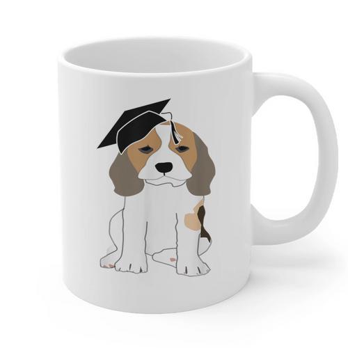 Graduation Beagle Dog 2017 Graduate Graduation Tee Graphic Print Coffee Mug - Best Gift Smart