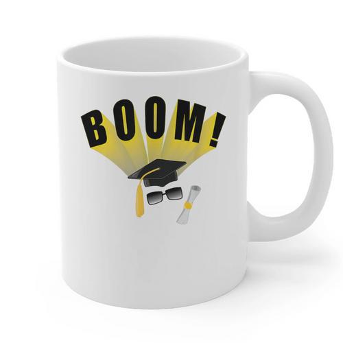 Graduation Cap And Diploma For Proud Graduation Graphic Print Coffee Mug - Best Gift Smart