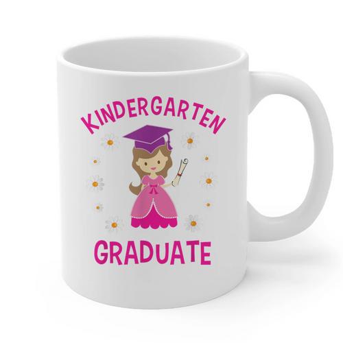 Graduation Kindergarten Last Day Of School Shirt Girls Graphic Print Coffee Mug - Best Gift Smart