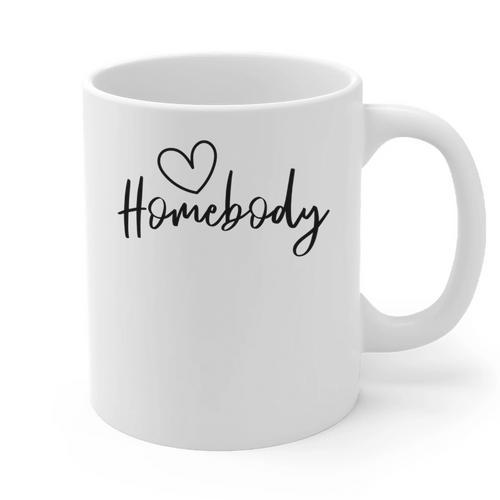 Homebody At Home Lets Stay Home Introvert Graphic Print Coffee Mug - Raresse