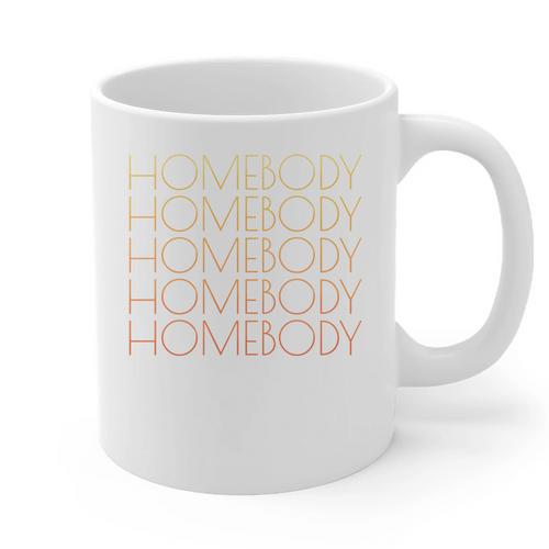 HOMEBODY For Men And Women Introverts Fun Graphic Graphic Print Coffee Mug - Raresse