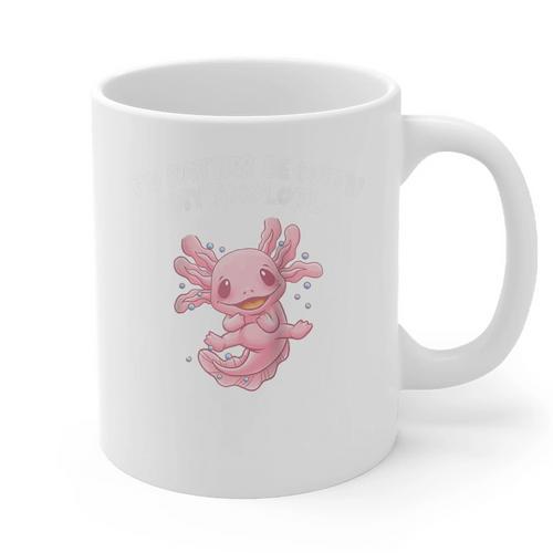 Id Rather Be With My Axolotl Salamander Introvert Raglan Baseball Tee Graphic Print Coffee Mug - Raresse
