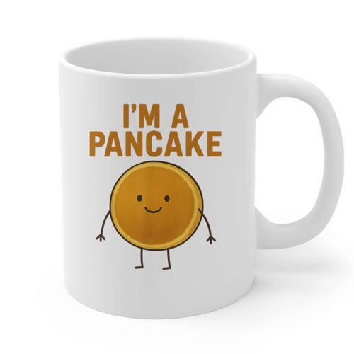I’m a Pancake Meme For Nostalgia And Sci-Fi Fan Graphic Print Coffee Mug - Figerry