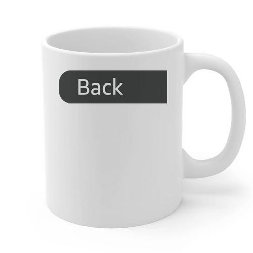 Just A Regular Dad Trying Not To Raise Liberals On Back Graphic Print Coffee Mug - Father's Day Fun