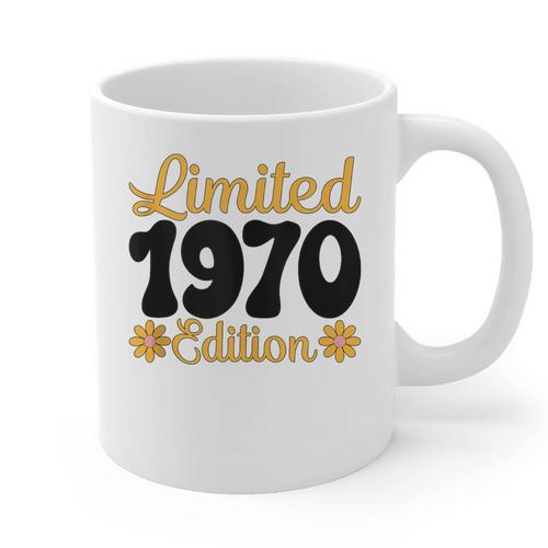 Limited 1970 Edition Retro Vintage 70s Nostalgia Graphic Print Coffee Mug - Figerry