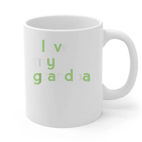 I Love My Grandpa Shirt For Boys Dad Papa Fathers Day Tee Graphic Print Coffee Mug - Father's Day Fun
