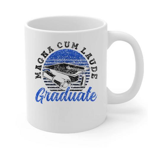 Magna Cum Laude Graduate Graduation Graduates Family Graphic Print Coffee Mug - Best Gift Smart