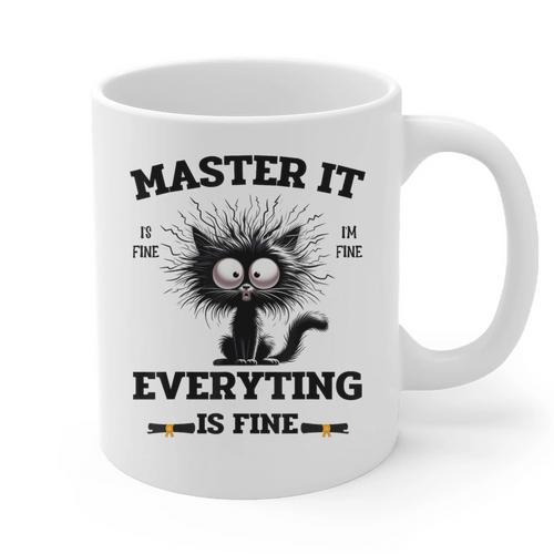 Masters Mastered It Graduate Master Degree Graduation Graphic Print Coffee Mug - Best Gift Smart