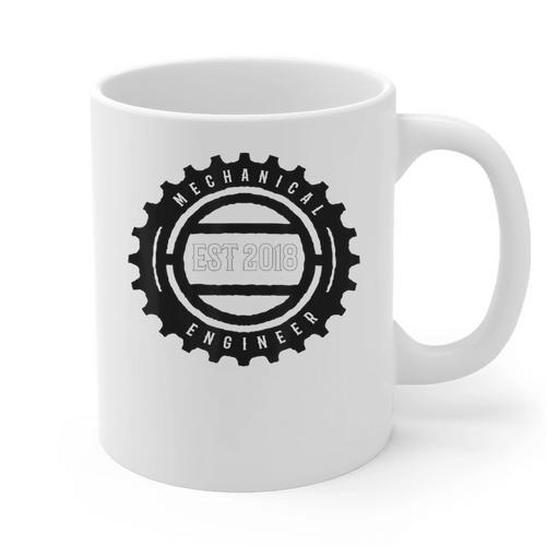 Mechanical Engineers 2018 Tshirt Gears Graduation Tee Graphic Print Coffee Mug - Best Gift Smart
