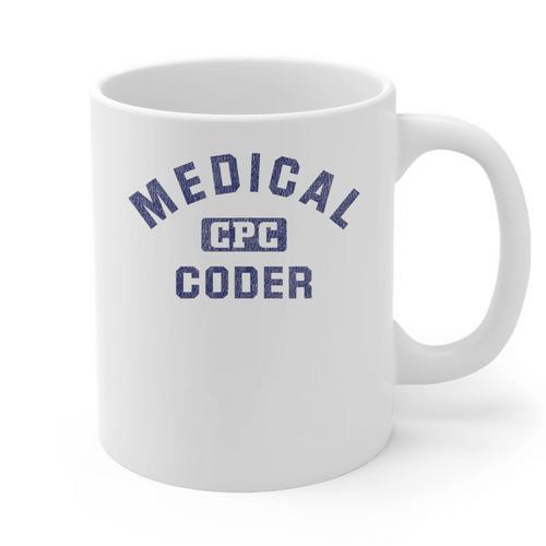 Medical Coder CPC Medical Coding Graduation Graphic Print Coffee Mug - Best Gift Smart