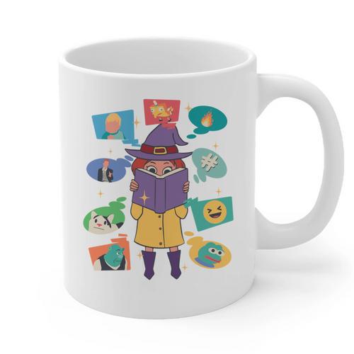 Meme Magic Introvert Anti People Social Media Meme Lovers Graphic Print Coffee Mug - Raresse