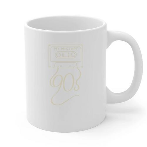 My Mixtape 90s – Retro Cassette Tape Nostalgia Graphic Print Coffee Mug - Figerry