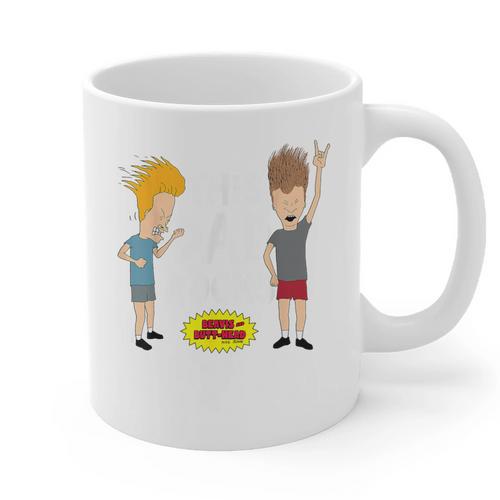 MTV Beavis And Butthead This Dad Rocks Graphic Print Coffee Mug - Father's Day Fun