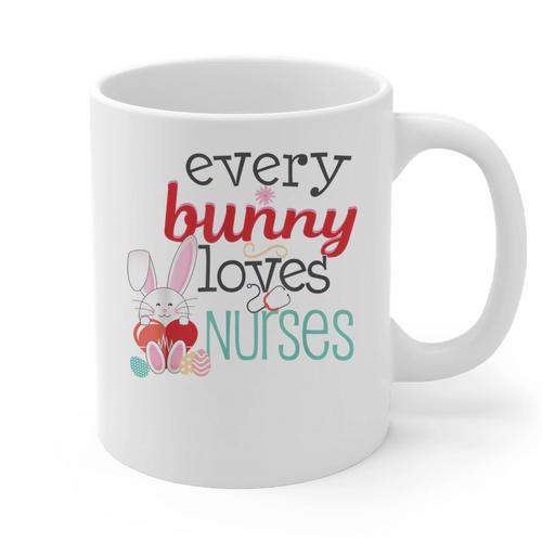 Nurse LPN RN CNA Easter Graduation Nursing 2021 Graphic Print Coffee Mug - Best Gift Smart