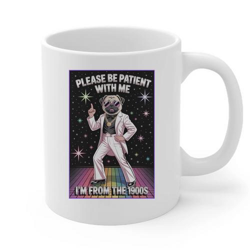 Be Patient With Me I'm From The 1900s Birthday Premium Tri-Blend Graphic Print Coffee Mug - Figerry