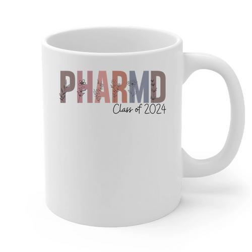 Pharmacist Graduation PharmD Class Of 2024 Pharmacy Grad Graphic Print Coffee Mug - Best Gift Smart