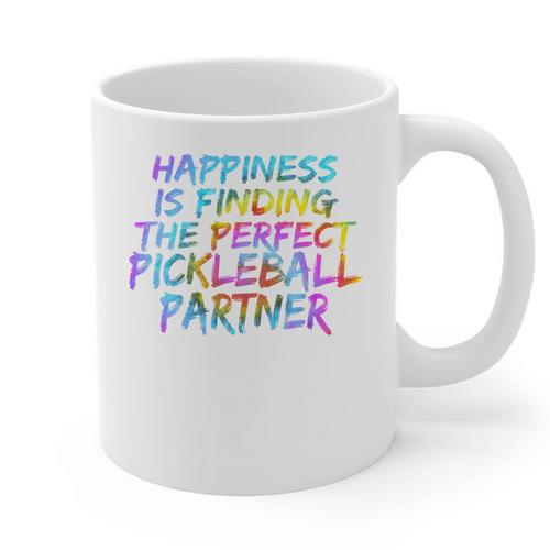Pickleball Saying Introvert Pickleball Game Partner Graphic Print Coffee Mug - Raresse