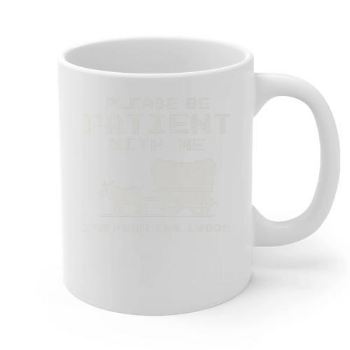 Please Patient I'm From The 1900s Boomer Meme Premium Graphic Print Coffee Mug - Figerry