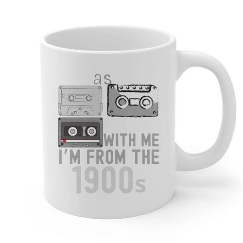 Please Be Patient With Me I'm From The 1900s Retired Fathers Graphic Print Coffee Mug - Figerry