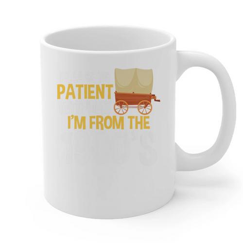 Please Be Patient With Me I'm From The 1900s Vintage Oregon Premium Graphic Print Coffee Mug - Figerry