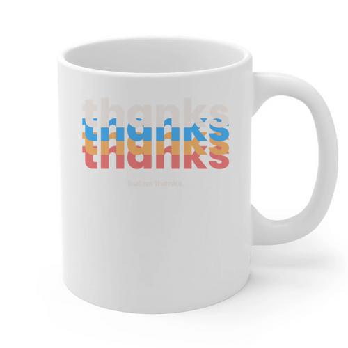 Polite Introvert Thanks But No Thanks Retro Graphic Graphic Print Coffee Mug - Raresse