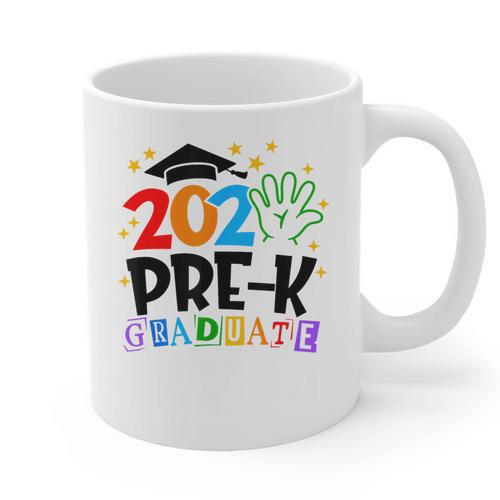 Pre-K Graduate 2025 Preschool Graduation Class Of 2025 Kids Graphic Print Coffee Mug - Best Gift Smart