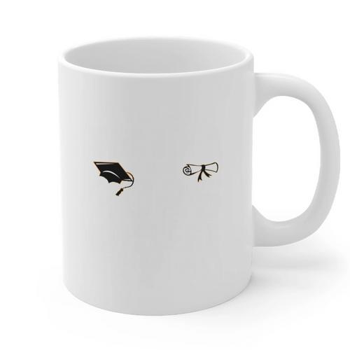 Proud Grandma Of A 2025 College Graduate Graduation Graphic Print Coffee Mug - Best Gift Smart