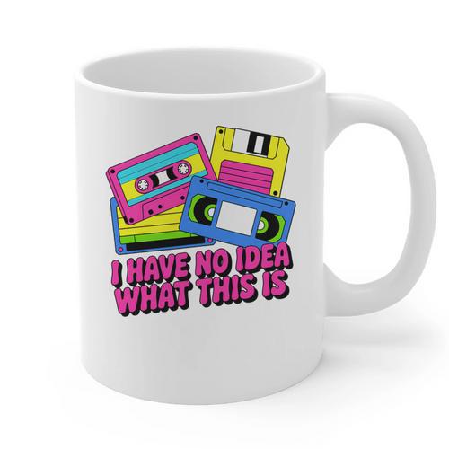 Retro Cassette Vintage 80s Nostalgia Graphic Print Coffee Mug - Figerry