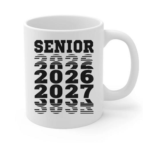 Senior 2026 2027 Class Of Graduation Graphic Print Coffee Mug - Best Gift Smart