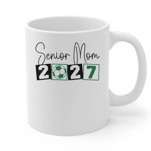 Senior 2027 Soccer Mom Final Season Class Of 2027 Graduation Graphic Print Coffee Mug - Best Gift Smart