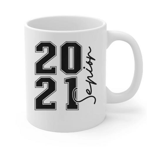 Senior Class Of 2021 Graduation High School College Graphic Print Coffee Mug - Best Gift Smart