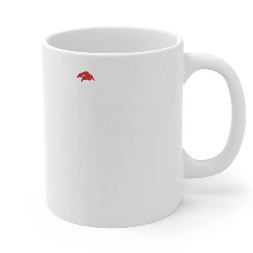 Silent Night Please Christmas Introvert Premium Tri-Blend Graphic Print Coffee Mug - Raresse