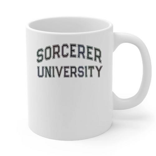 Silly Anti Social SORCERER UNIVERSITY Introvert Stay Away Graphic Print Coffee Mug - Raresse