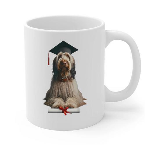 Spinone Italiano Dog Graduation Cap School Graduate Owner Men Women Kids Graphic Print Coffee Mug - Best Gift Smart