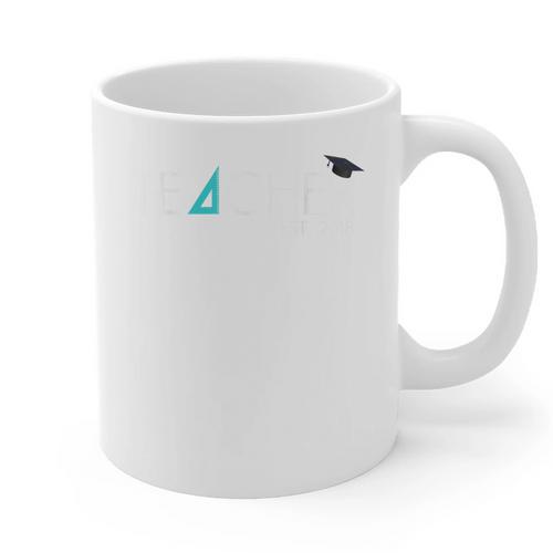 Teacher Established 2018 Shirt Graduation For Teachers Graphic Print Coffee Mug - Best Gift Smart